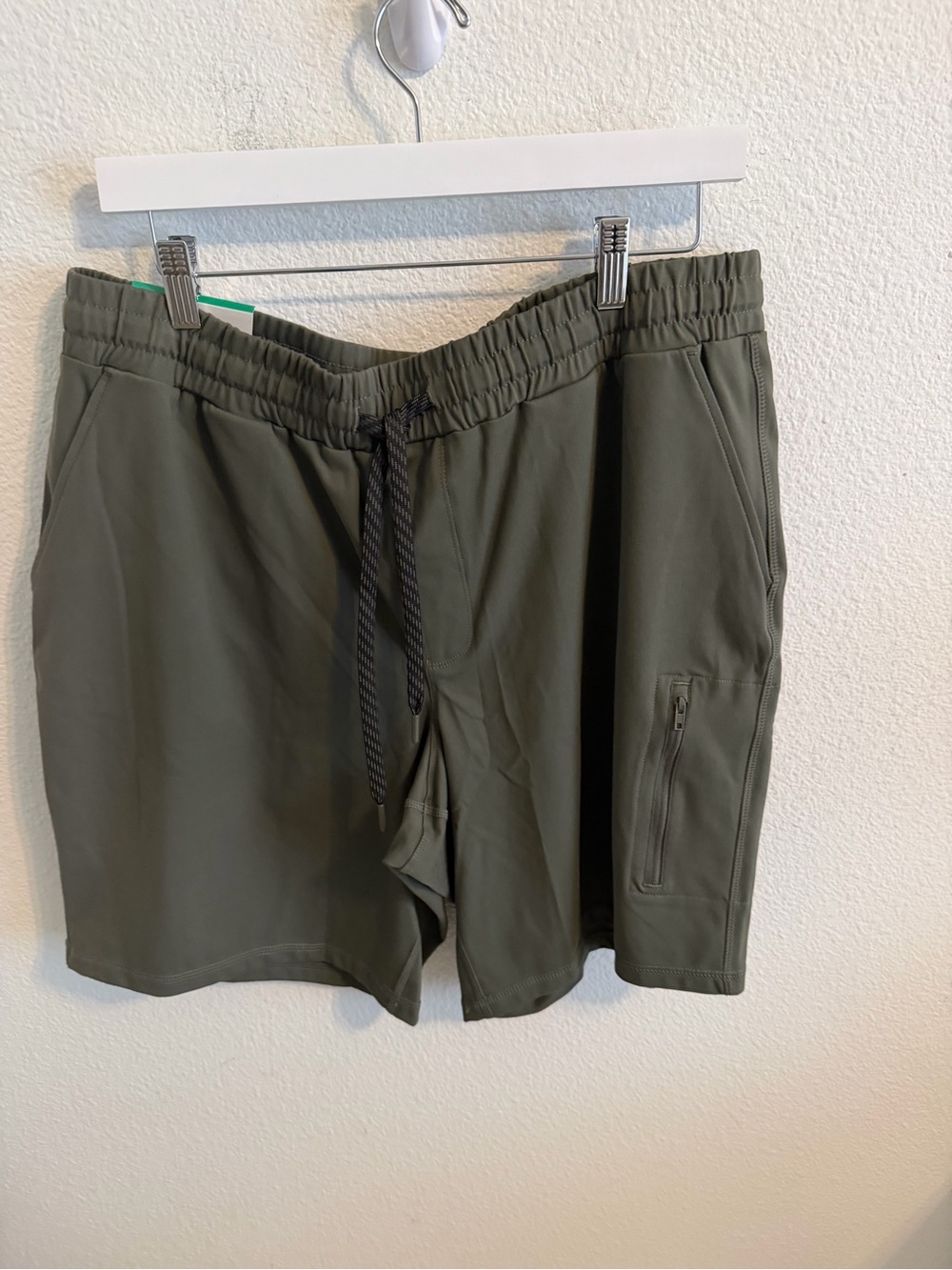 Mondetta Olive Green Athletic Drawstring Shorts